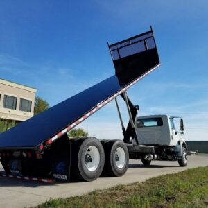 Truck Body – Flatbed Dump built for Longhorn IdeaLease