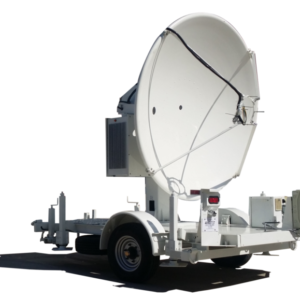 Air transportable trailer & satellite
